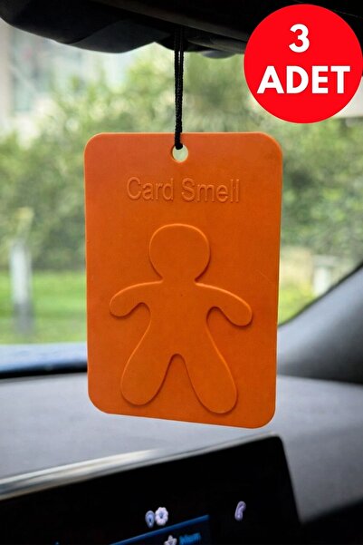 PROMOSYONİK Turuncu Mango Etkili Araba Oto Kalıcı Kokusu Ve Aksesuarı (3 Adet)