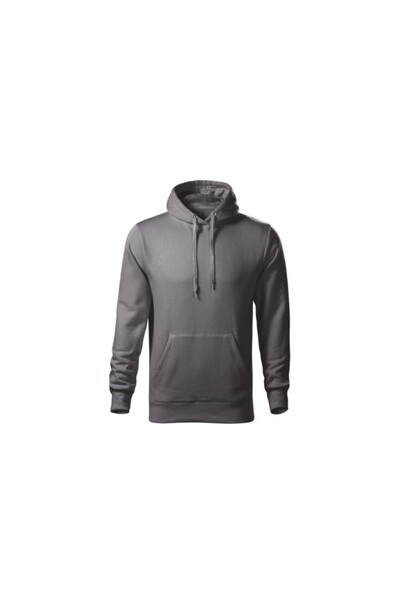 Malfini Men's Cape Free Hoodie - F13 Metallic Grey