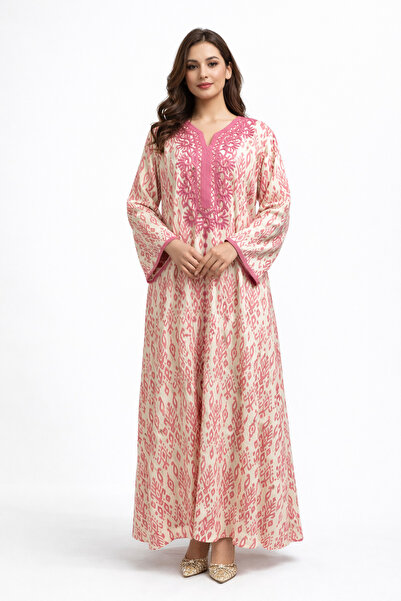 THOGUE Elegant oriental patterned jalabiya