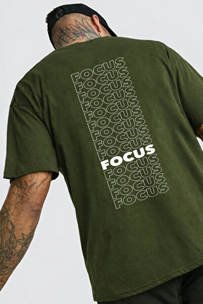 CLASSY.MODA Unisex Oversized Back Lettering Printed Streetwear Crew Neck T-Shirt