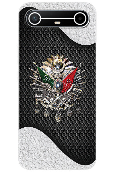 Ceppare Tecno Spark Slim 5G (KM9) Uyumlu Kılıf Desen Baskı Silikon Osmanlı Tu...