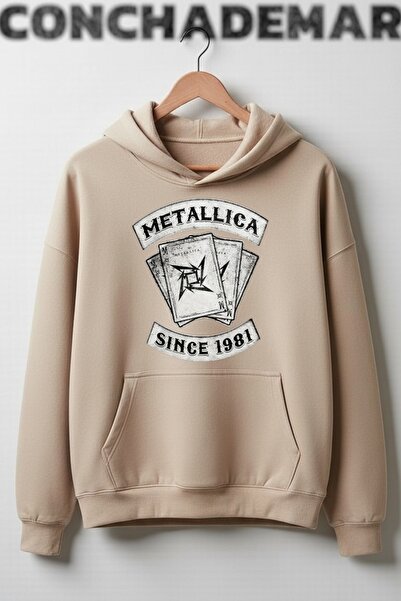 Vordevia Metallica Printed Premium Cotton 3 Thread Combed Special Design Swea...