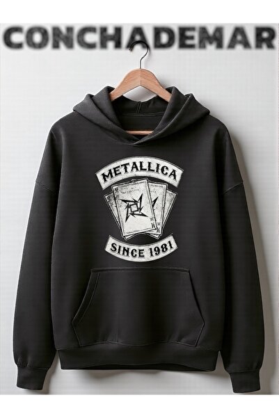 Vordevia Metallica Printed Premium Cotton 3 Thread Combed Special Design Swea...