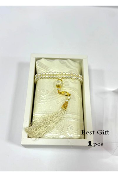 GIFT Ramadan gift set: prayer rug with rosary (1 piece)