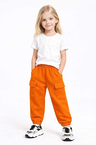 BEBEĞİME ÇORAP Cargo Pocket Pack Children's Sweatpants - School Sweatpants Jo...