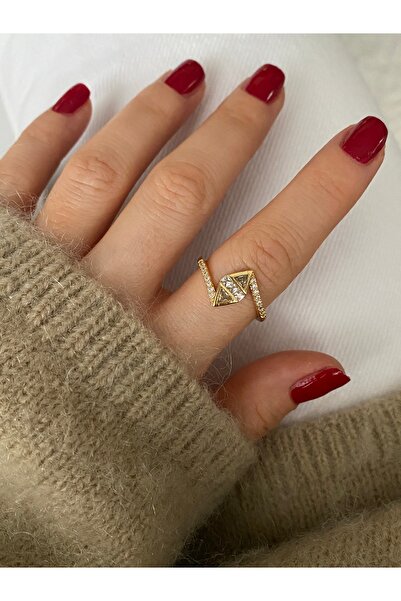 Pinery Jewels إصدار محدود - خاتم نسائي من حجر الزركون مع تعديل من الأسفل