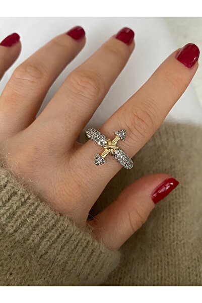 Pinery Jewels إصدار محدود - خاتم نسائي من حجر الزركون مع تعديل من الأسفل