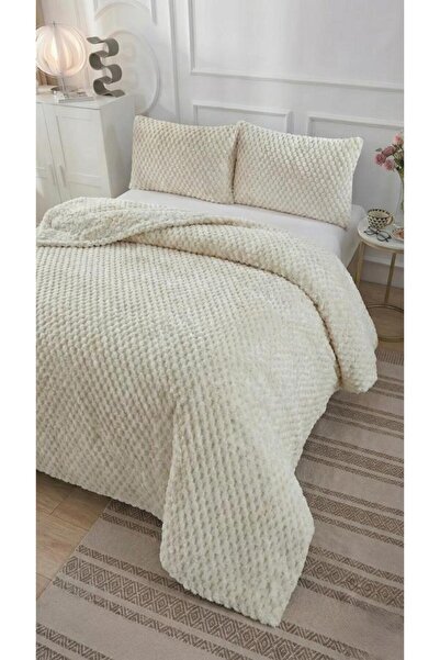 ALTINPAMUK Soft Mini Double Bedspread 260X240 Beige