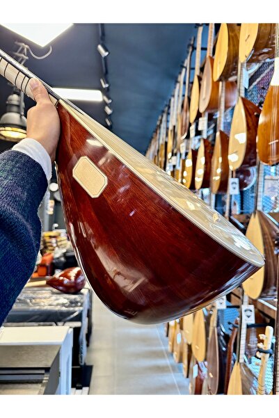 PENA MÜZİK Uzun Sap Üst Seri Tam Profesyonel Ardıç Bağlama 41 Tekne