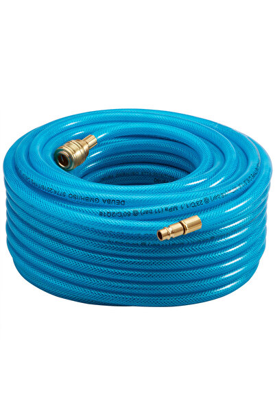 Deuba Furtun de aer comprimat cu cuplaj rapid și dop, 12 mm, 15 bar, 30 m