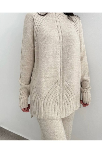 Burcia Knitwear Sweater Trouser Set