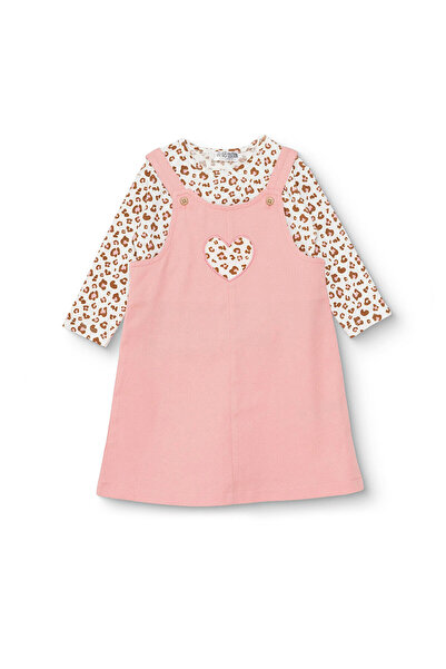 ebebek Hello Baby HelloBaby HelloBaby Kız Bebek Elbise Tshirt Düğmeli Leopar ...