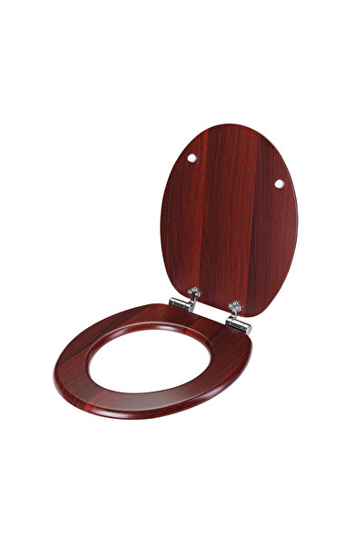 Deuba Toilet seat with automatic soft-close, Stable stainless steel hinges, B...