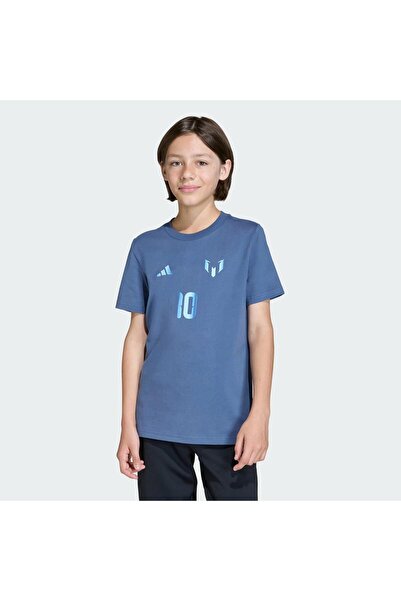 adidas Messi Name and Number Graphic Çocuk Tişört