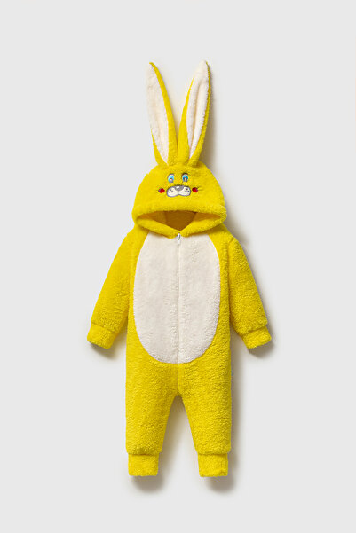 MAHFEL Welsoft Yellow Patterned Winter Plush Sleeping Bag 1–6 Years