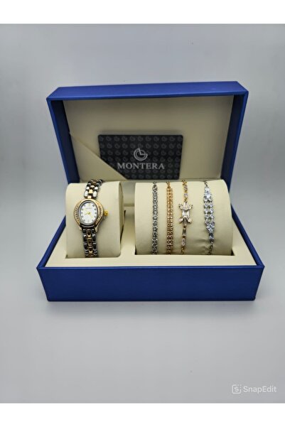 HNOF A women's watch set is an excellent gift option that combines elegance a...
