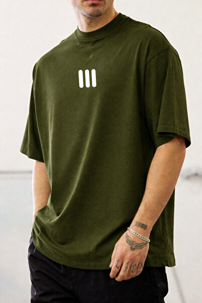 CLASSY.MODA Unisex Minimal Front Symbol Printed Oversized Streetwear Casual T...