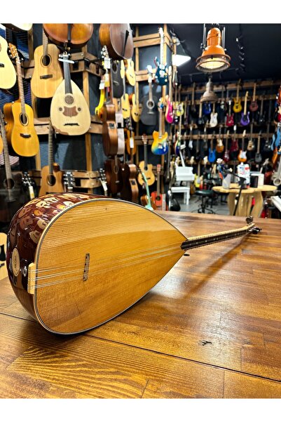 PENA MÜZİK Kısa Sap Tam Profesyonel Ardıç Bağlama 42 Tekne Jak Girişli