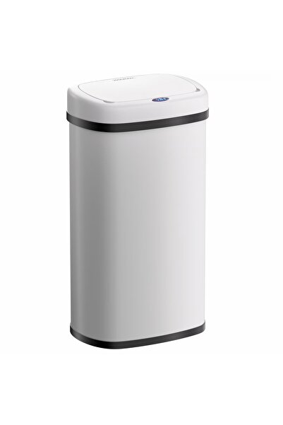 monzana Sensor Trash Can, 50L,62 x 40 x 29 cm,LED Display,Automatic Lowering,...