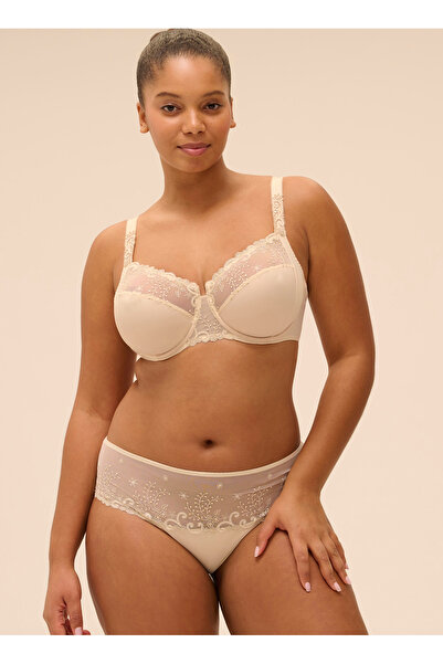 Simone Perele Krem - Bej Balenli Sütyen 12X320 SIMONE P