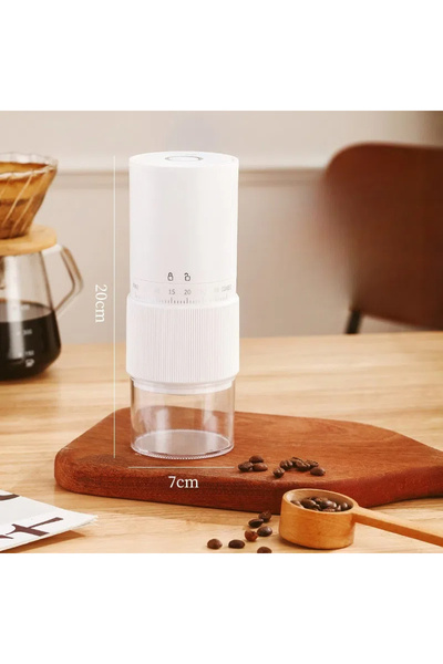 Choice3 Electric White New Portable Electric\Manual Coffee Bean Grinder House...