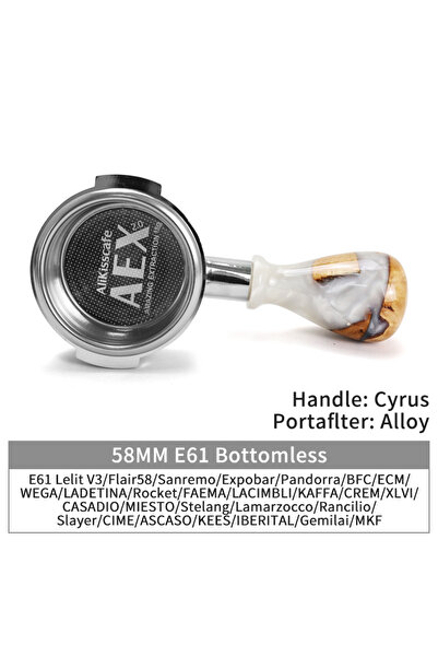 Choice3 58mm For E61 AL W 58mm Coffee Bottomless Portafilter Naked For E61 Ga...