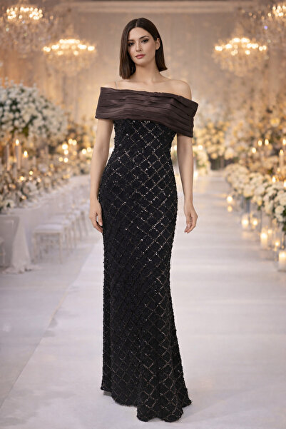 nyoumi sequined stretch dress