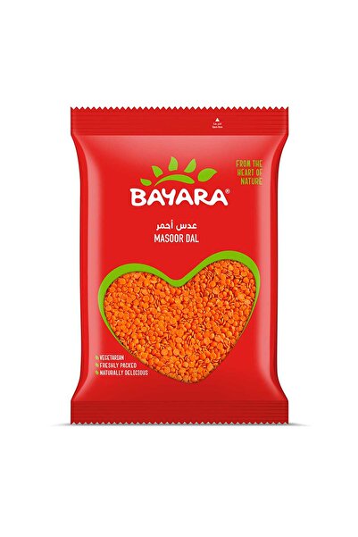 Bayara عدس أحمر فاخر ١ كجم - عدس أحمر فاخر لوجبات مغذية ولذيذة