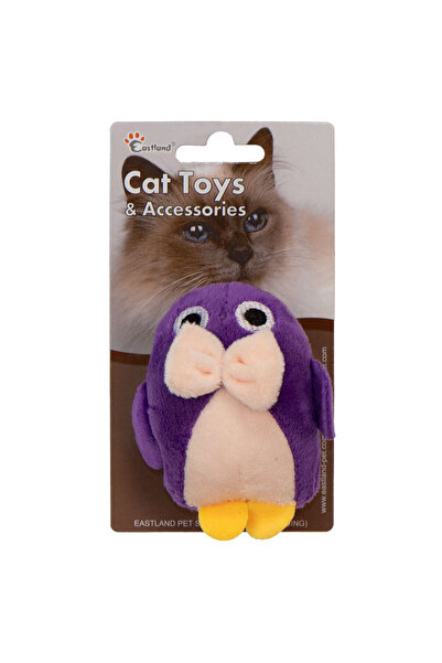 Eastland دمية البطريق القطيفة من ستوروزال (81259) مع نعناع القطط 10 سم