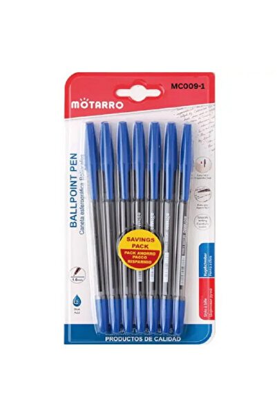 MOTARRO قلم حبر جاف MC009-1 ذو تدفق سلس، حبر أزرق | أدوات مكتبية ومدرسية فاخرة