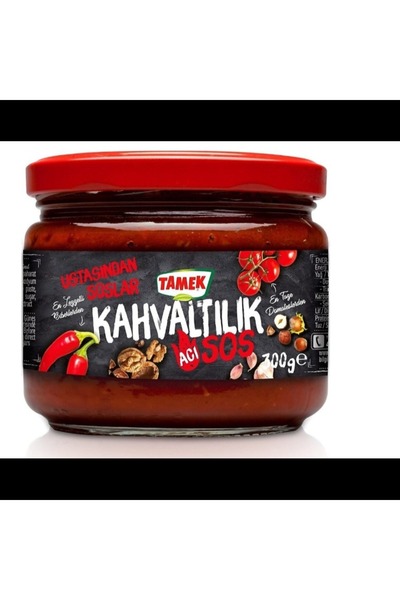 TAMEK Kahvaltılık Acı Sos 300 g | %10 Kuruyemiş