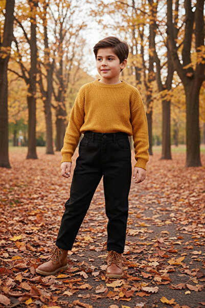 Fulla Moda Παντελόνι για αγόρια με ελαστική μέση