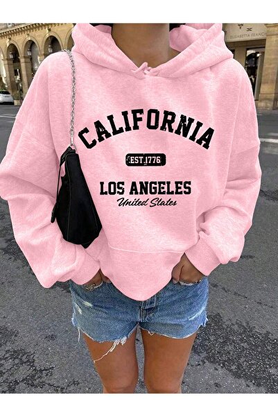 DAXİS Sportwear Company ΓΥΝΑΙΚΕΙΟ ΦΟΥΤΕΡ ΜΕ ΚΟΥΚΟΥΛΑ ΚΑΛΙΦΟΡΝΙΑ ΜΕ ΣΤΑΜΠΑ