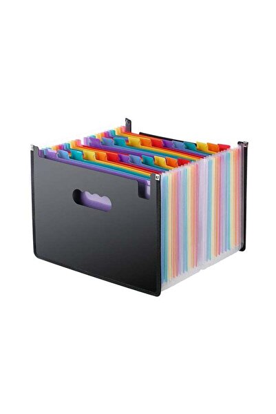Generic Organ Expanding Colored File Folder Black