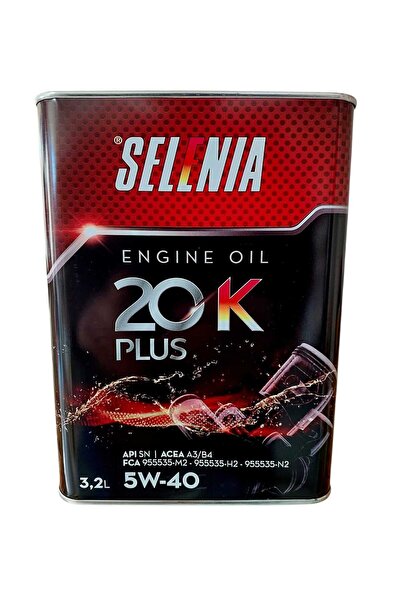 Petronas Selenia 20 K Plus 5W-40 A3/B4 3,2 Lt Ü.T:2025