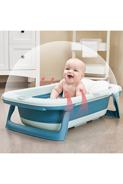 Ominii Newborn Baby Folding Bathing Tub with Non-Slip Design - Mini Swimming ...