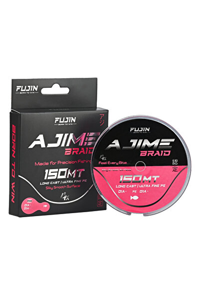 Fujin Ajime 4x 150m Pink LRF Örgü - İp Misina 0.2Pe - 0.08mm - 2.8Kg