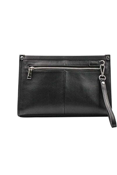 Generic WANWEN Men's Leather Fingerprint Bags for Men Hand Bag Male Long Mone...