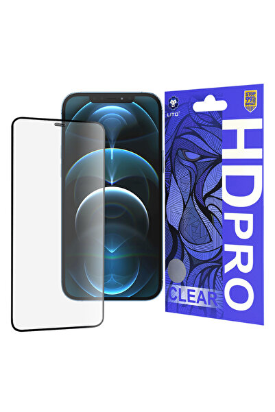 Lito iPhone 12 Pro Max HD Pro Clear glass film, black