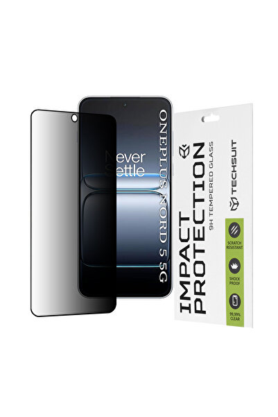Techsuit - 111D Privacy Full Glue - OnePlus Nord 5 - Black