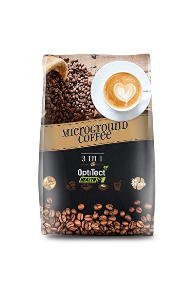 OptiTect Health Arabica Microground Coffee 3 in 1, 24 Stick Packs,, Weight Lo...