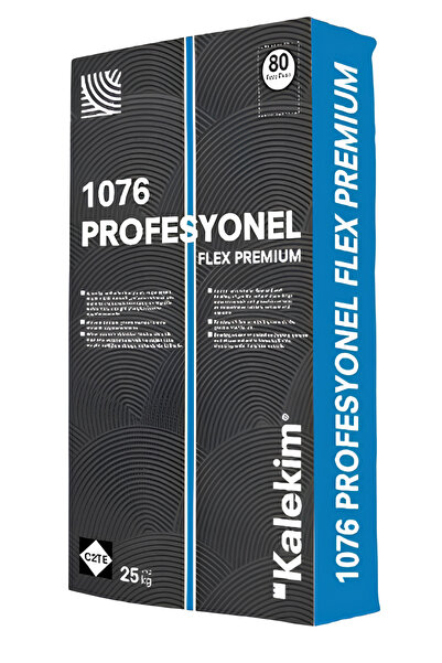 Kalekim 1076 PROFESYONEL FLEX PREMIUM SERAMİK GRANİT YAPIŞTIRMA HARCI C2TE 25 KG