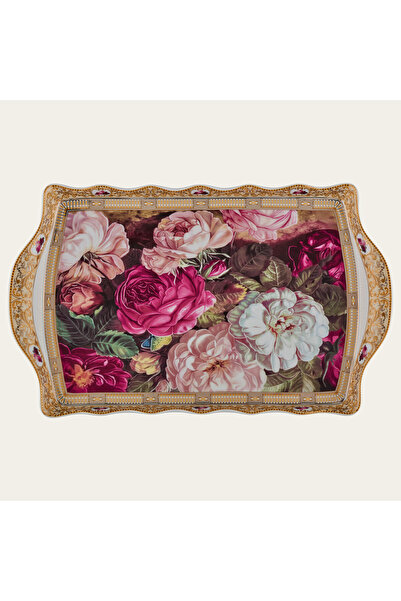 ROY KING ROSA BIANCA PORSELEN TEPSİ