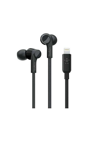 Belkin سماعات رأس سلكية مزودة بميكروفون مدمج - أسود