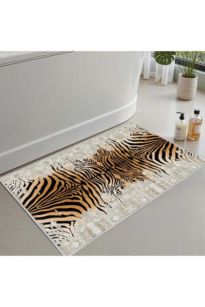 Monnhein Bath Mat, Soft Bathroom Rug, Non-Slip Dot Backing, Washable - 60X100