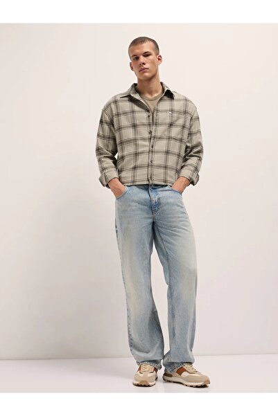 The Bear House Men's long Sleeve Shirt, breathable, soft comfort Fabric