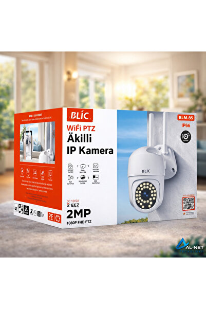 Blic Al-NET 2.4G Wifi Bağlantılı |355 Derece Dönebilen|2mp Full HD 1080p|Akıl...
