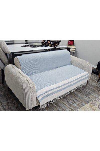 Özdilek Armchair Cover 140X190 cm Indigo Blue