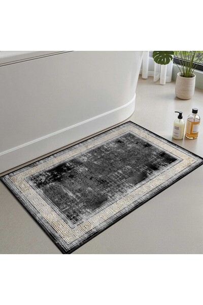 Monnhein Bath Mat, Soft Bathroom Rug, Non-Slip Dot Backing, Washable - 60X100