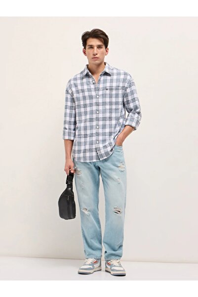 The Bear House Men's long Sleeve Shirt, breathable, soft comfort Fabric